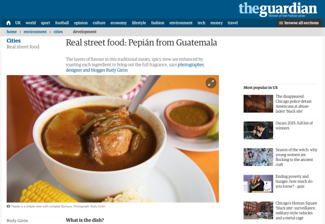 Interviewed by The Guardian About Street Photography in Antigua Guatemala. 
