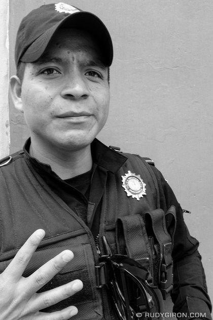 Rudy Giron: Antigua Guatemala &emdash; Street Portraits of Strangers — The Police Officer
